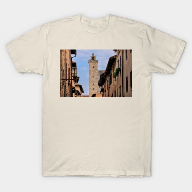 The Towers of San Gimignano T-Shirt by Violaman